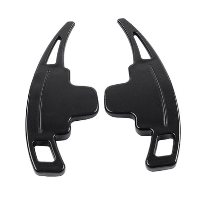 Black Steering Wheel Paddle Shifter Extensions for Benz A B C E M R S CLA CLS GLA