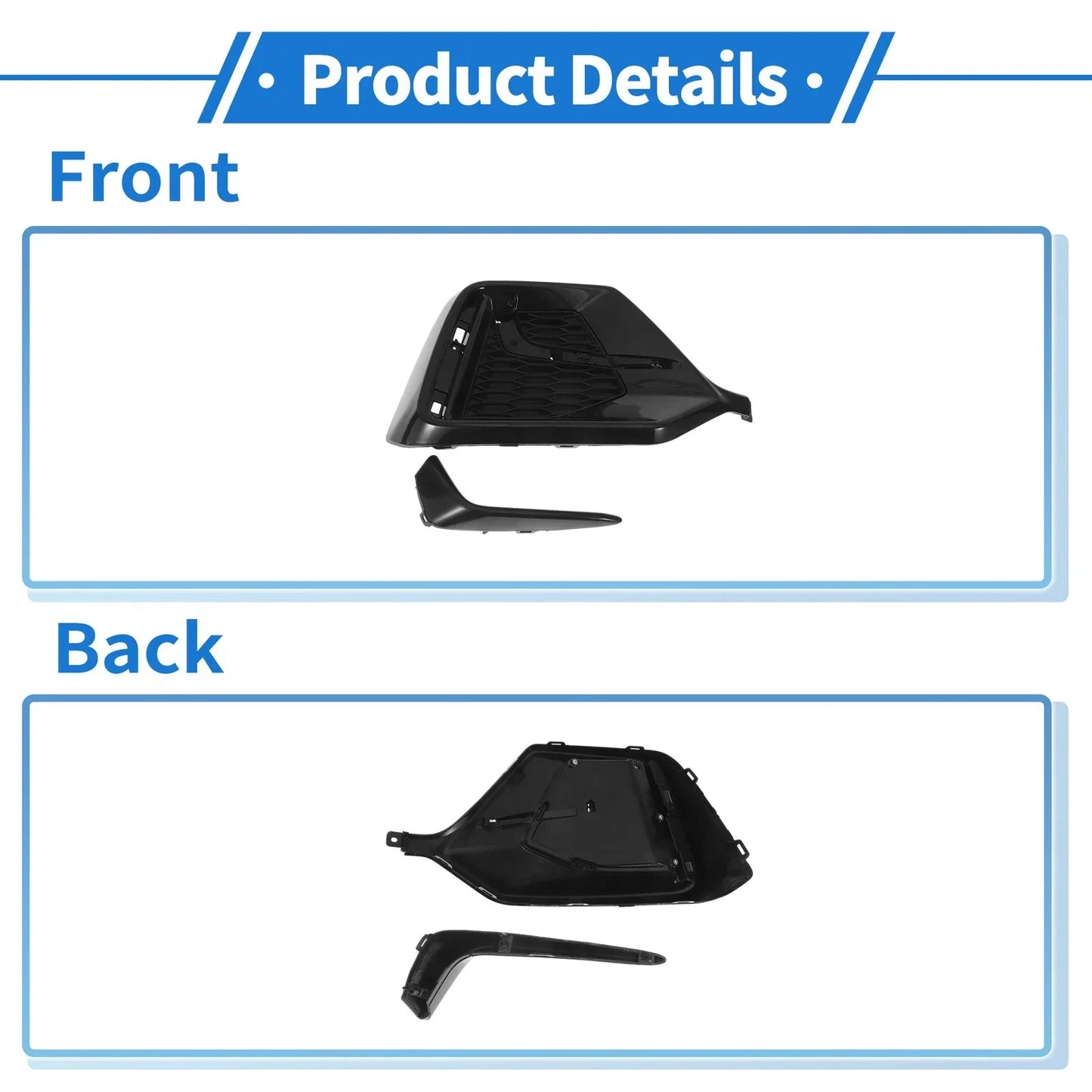 Rear Left Fog Light Grill for Honda Civic Hatchback (2020-2021)