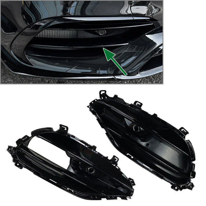 Front Bumper Fog Lamp Grille for Mercedes Benz A-Class (2016-2018)