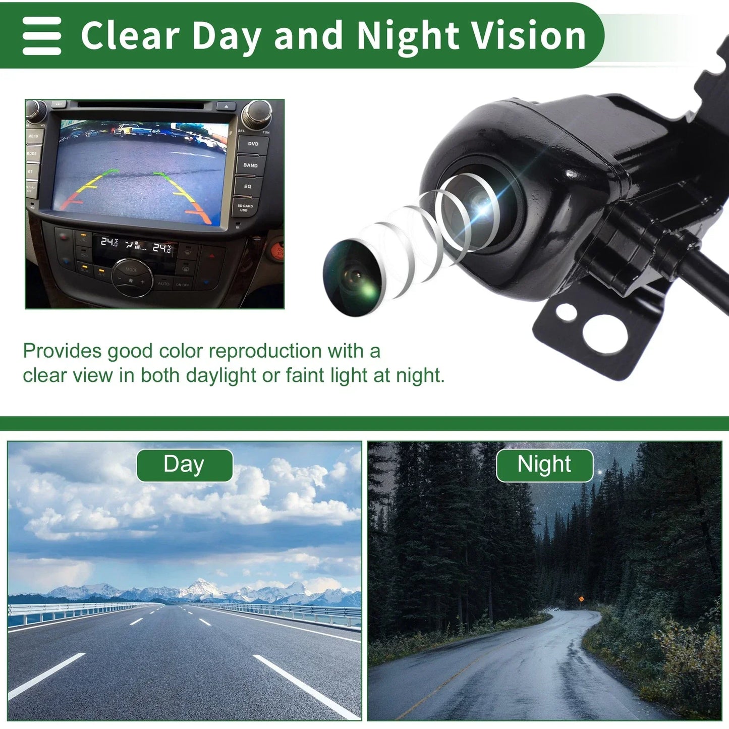 Rear View Camera for Hyundai Santa Fe 3.3L (2013-2018)