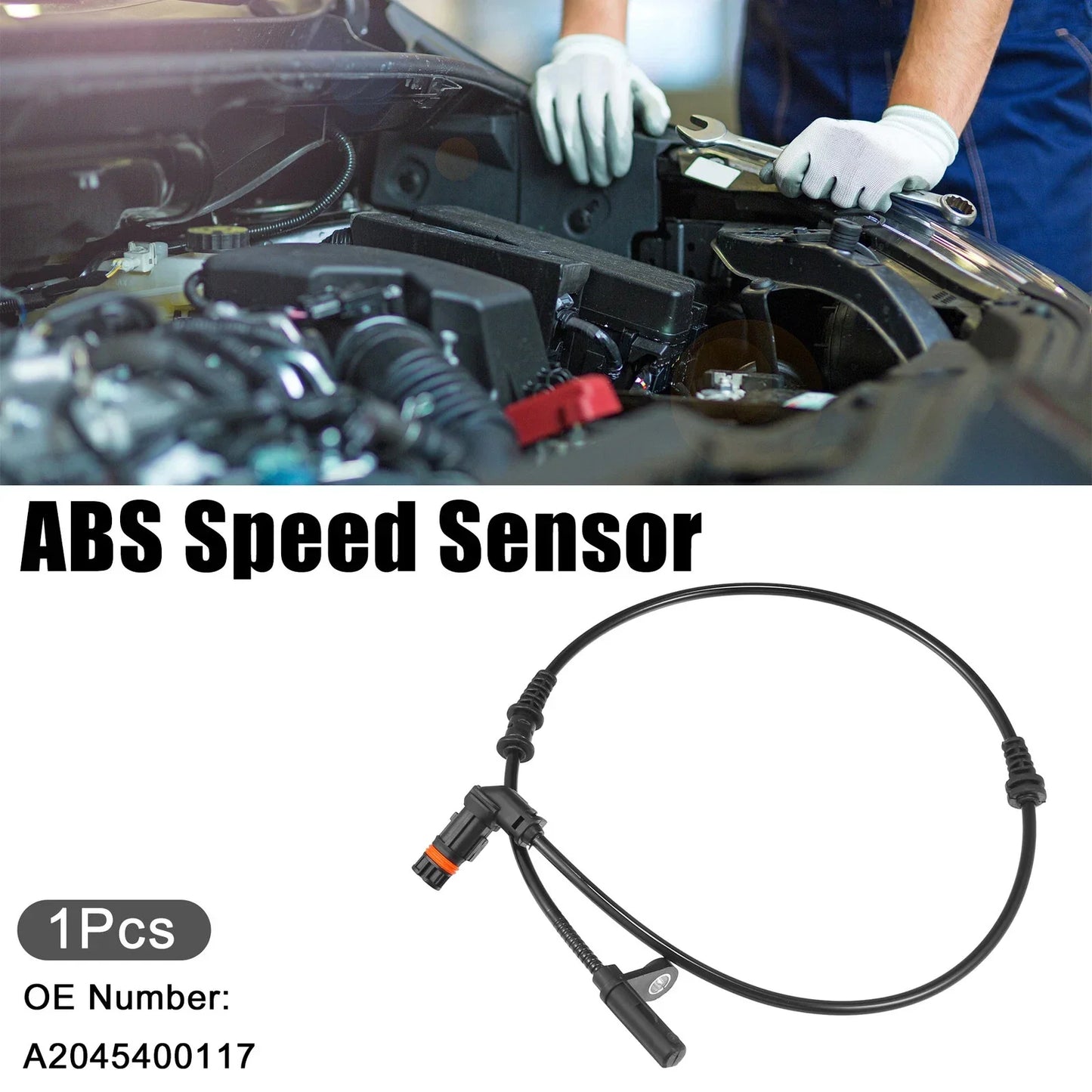 ABS Sensor for Mercedes-Benz C300 2008-2011 (2 x Front Left Right)