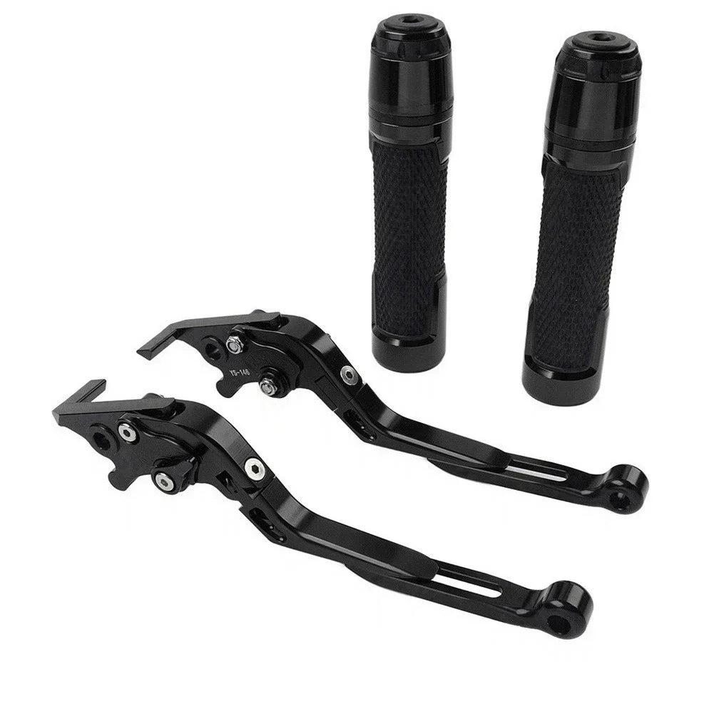 Folding Extendable Brake Clutch Lever Grip Set for Yamaha FZ MT 07 09 (2014-2020)