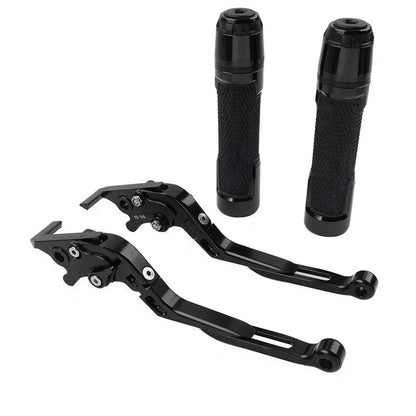 Folding Extendable Brake Clutch Lever Grip Set for Yamaha FZ MT 07 09 (2014-2020)