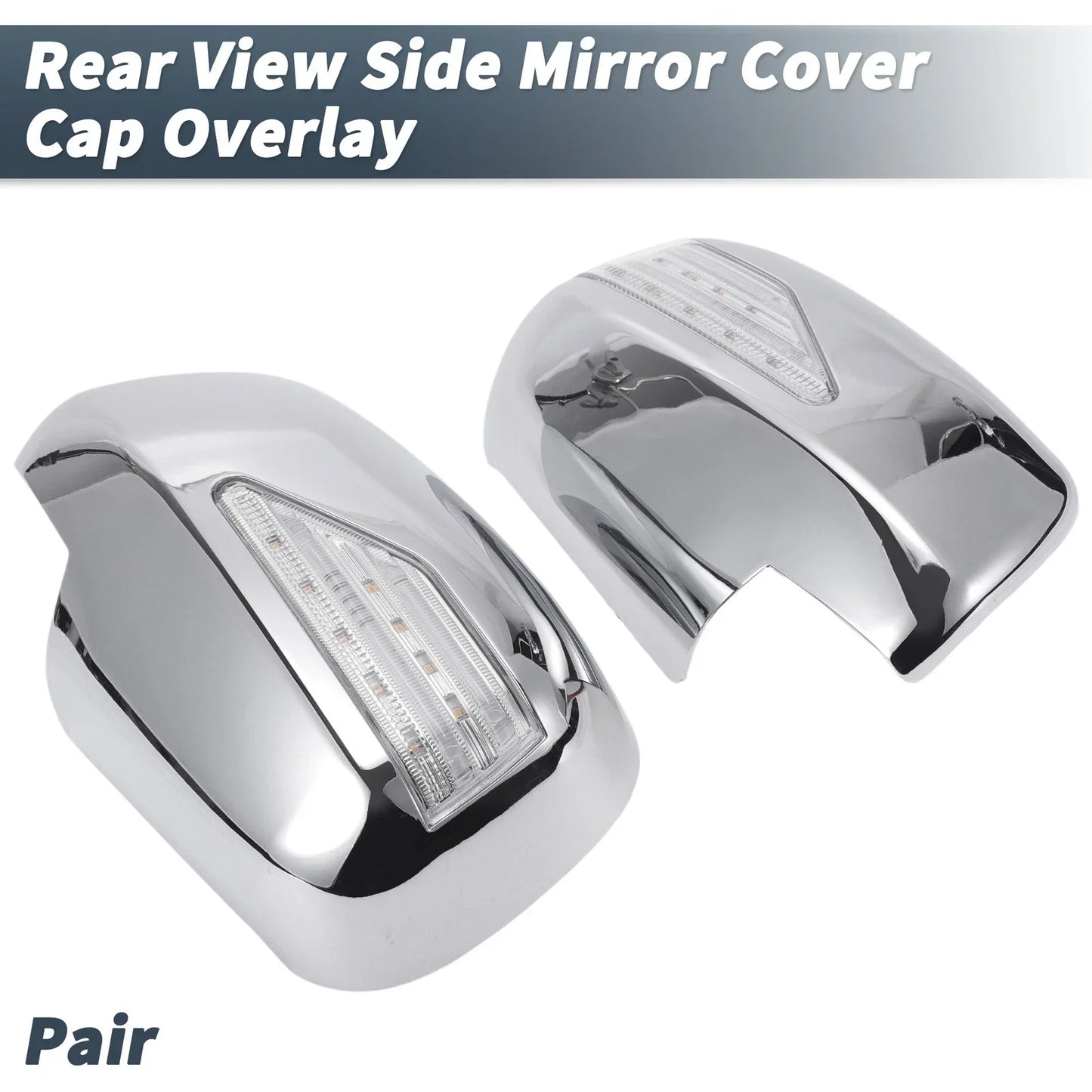 Rearview Mirror Cover Overlay Chrome Plated for Lexus RX330 RX300 (2003)