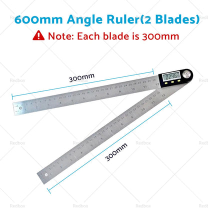 Digital Angle Finder Protractor Goniometer Ruler 360° Measurer