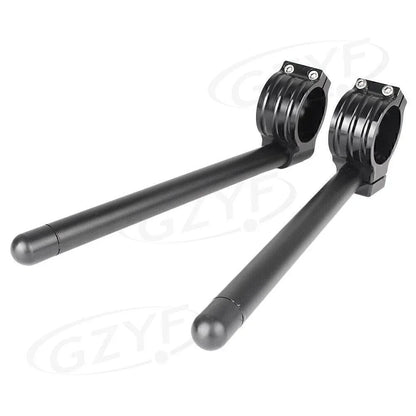 22mm & 7/8" Clip-On Handlebars w/ Adjustable Clamps for 45mm Fork Tube