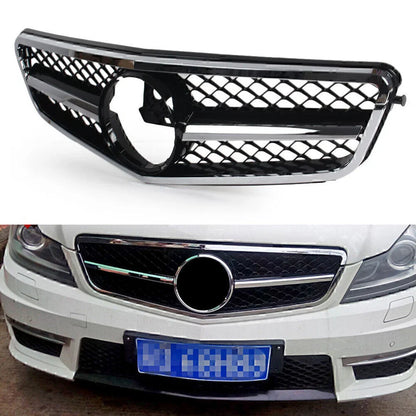 Grille for Mercedes Benz C Class W204 C180 C200 C260 C63 (2007-2014) Chrome