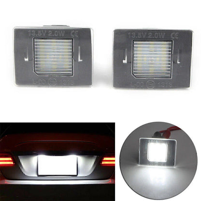 LED License Plate Lights for Mercedes GL ML GLK GLA GLC GLE Class (2010-2023)