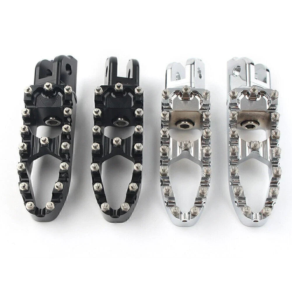 Wide Foot Pegs MX Style for Harley Sport Glide FLSB & Low Rider FXLR