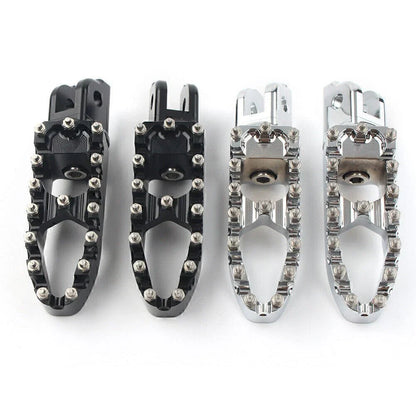 Wide Foot Pegs MX Style for Harley Sport Glide FLSB & Low Rider FXLR