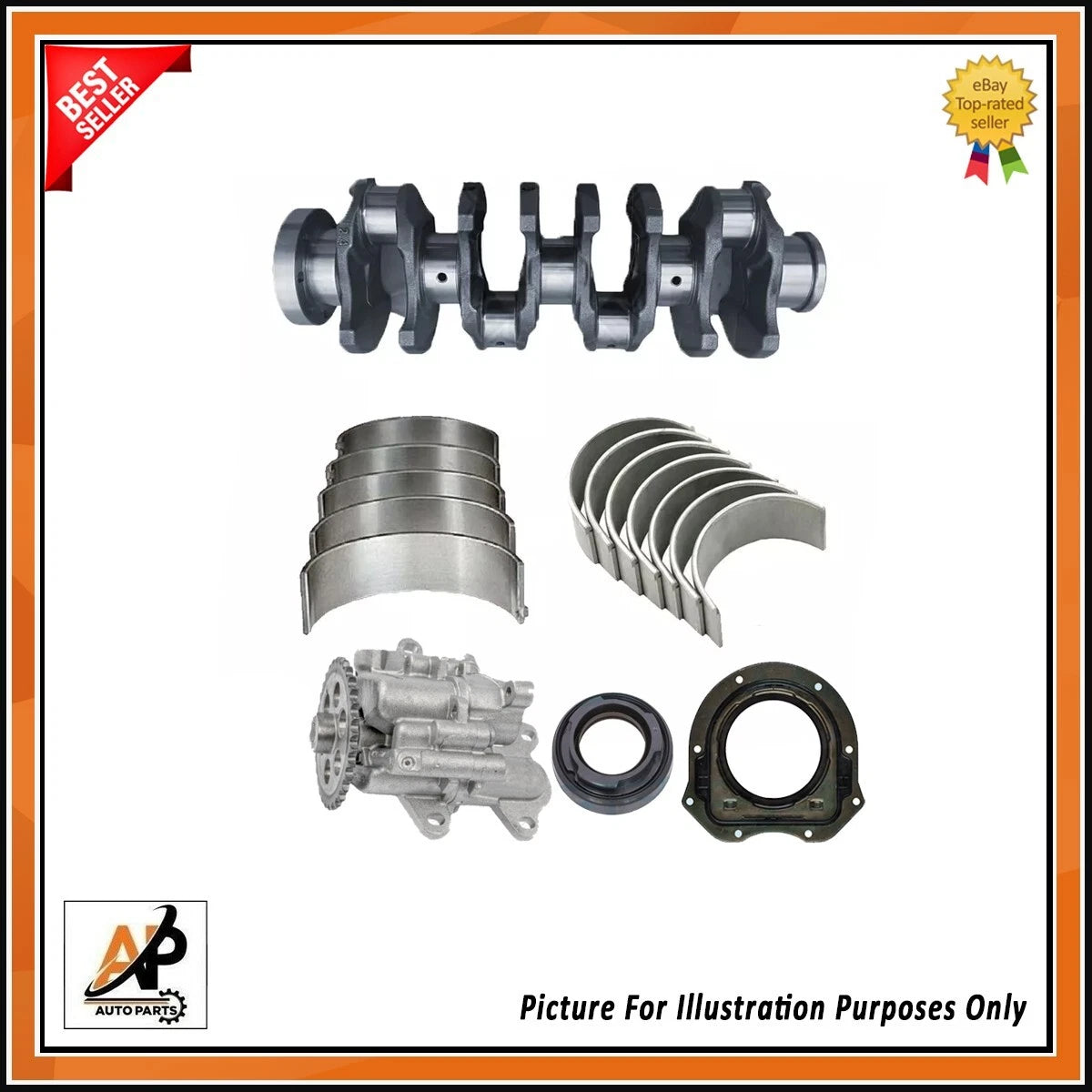 Crankshaft Rebuild Parts Kit for Citroen Jumper 2.2 HDI Diesel (2009–2018)
