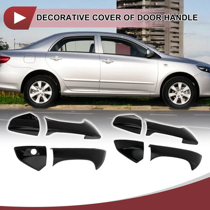 Car Door Handle Cover Set for Honda Accord (2008-2012) - Gloss Black ABS