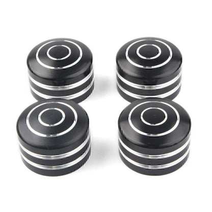 4 x Black Head Bolt Covers for Harley Sportster 883 XL (1986-2017)