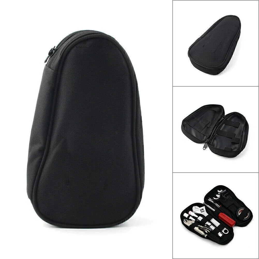 Waterproof Oval Nylon Tour Tool Bag Pouch for Harley Road King Saddlebag