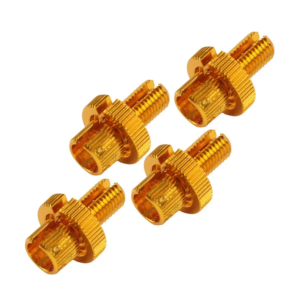 M8 x 1.25 Clutch Brake Throttle Cable Adjuster Screw Gold for ATV Pit Bike
