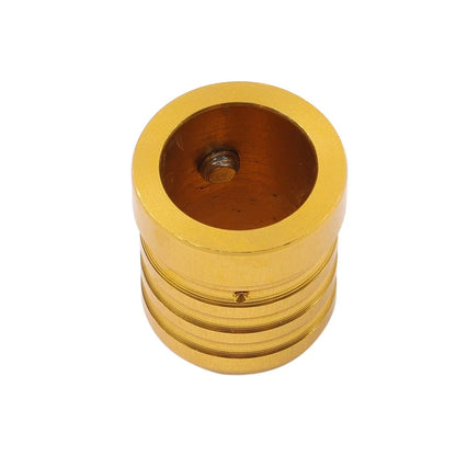 Gold Heel Shift Lever Eliminator Shaft Cap for Harley Touring Road King (1980-2023)
