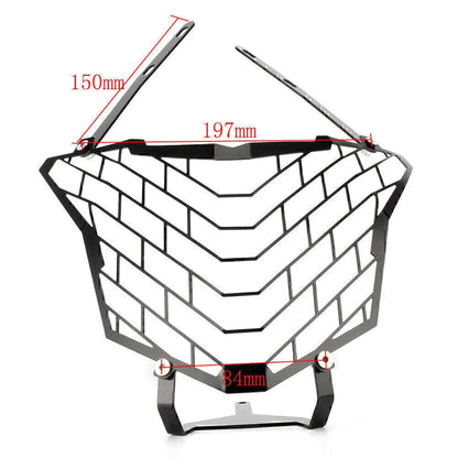 Headlight Grille Guard Cover for Honda CB500X (2016-2017) Black