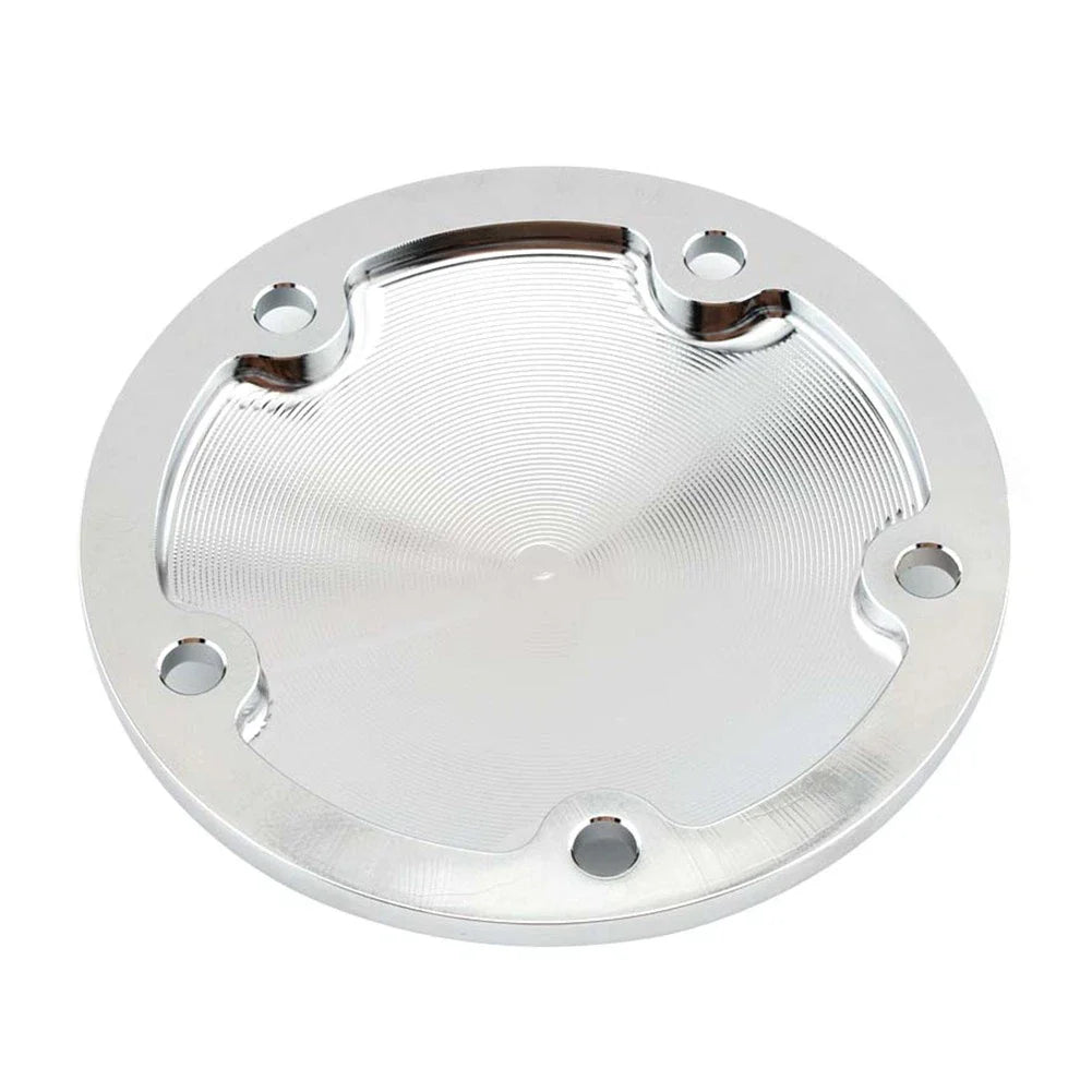 Silver Domed Timing Points Cover for Harley Twin Cam Softail Dyna Touring (99-17)