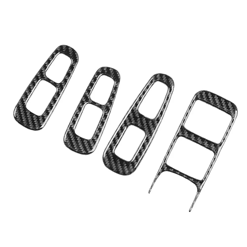 Window Lift Switch Cover Trim for Kia Stinger (2018-2023) Black RHD
