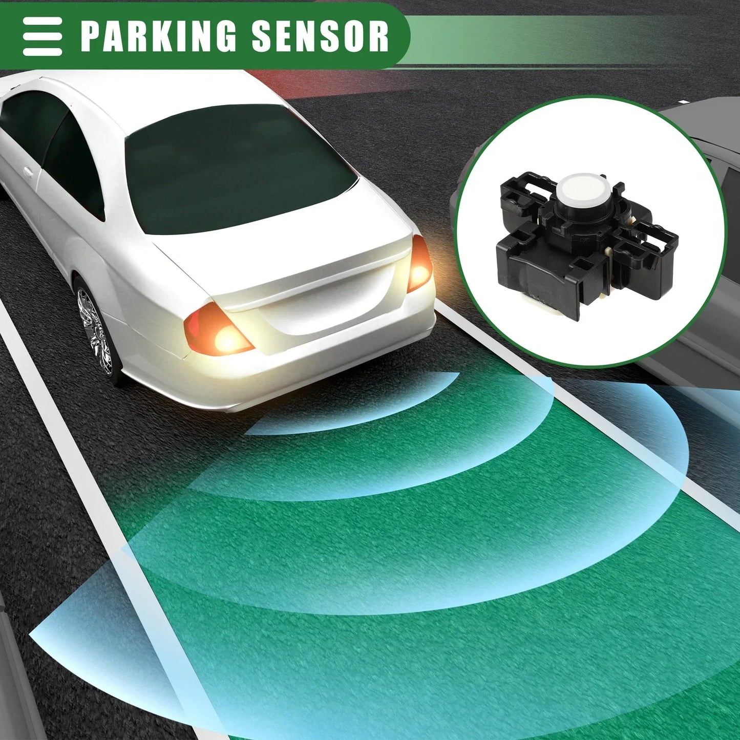 4pcs Rear Bumper Park Assist Sensors for Lexus ES350 (2007-2012)