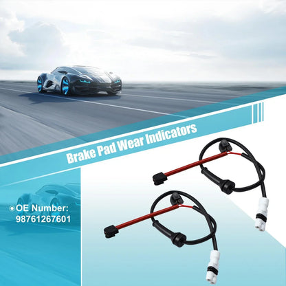 2 x Rear Disc Brake Pad Wear Sensors for Porsche Cayman Boxster (2005-2012)
