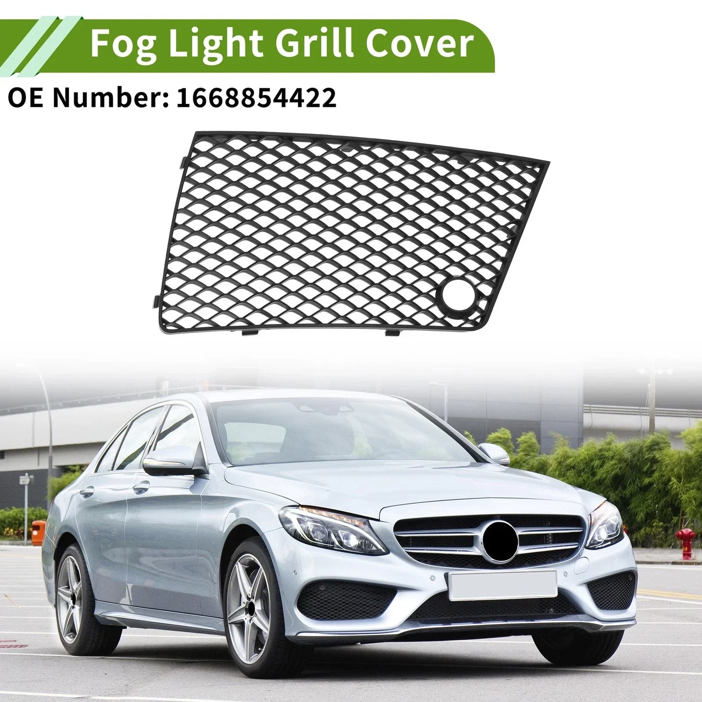 Front Right Fog Light Grill for Mercedes GL63 AMG (2013-2019)