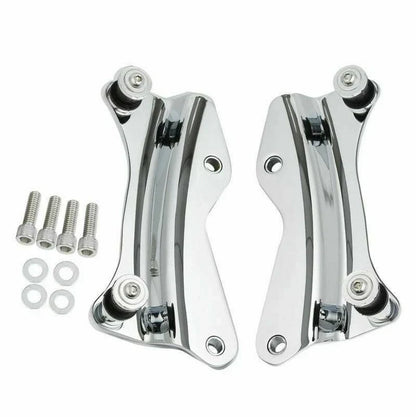 Chrome Stealth Luggage Rack Docking Hardware for Harley Touring (2014-2024)