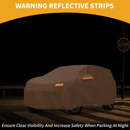 Waterproof All Weather Car Cover for Lexus UX (2019-2023) - 210D-PU, Orange