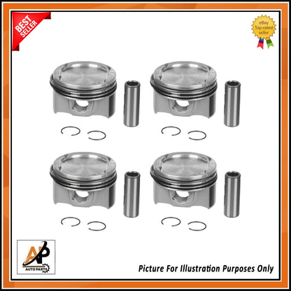 Engine Piston STD x4 Replacement for Mercedes-Benz A B C E G Class (2013–2021)