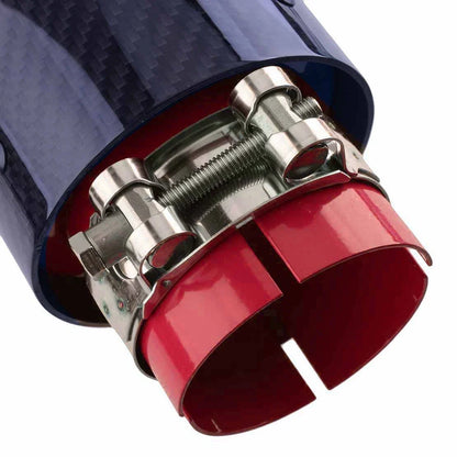 63mm Tail Pipe Tip for Car Exhaust - 2.5 Inlet, 3.5 Inch, Universal Fit