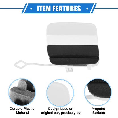 Rear Bumper Tow Hook Cap for Mercedes-Benz C300 Sport (2019-2021) White