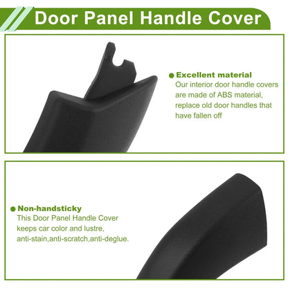 Door Panel Handle Pull Trim Cover for BMW X3 G01 (2018-2021) Black