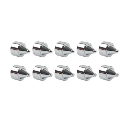 10 x Head Bolt Cover Spike Caps for Harley Road King, Dyna