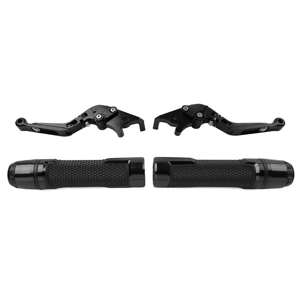 Folding Extendable Brake Clutch Levers & Handlebar Grips for BMW F900R (2020-2023)
