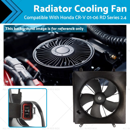 Radiator Fan Assembly 2 Pin Connector for Honda CR-V (2001-2006)