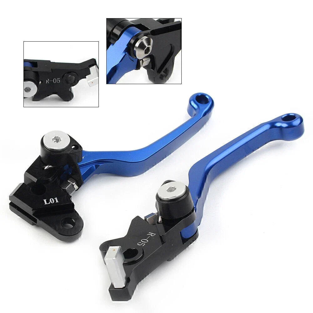 CNC Blue Pivot Brake Clutch Levers for Honda XR250 XR400 (1995-2007)