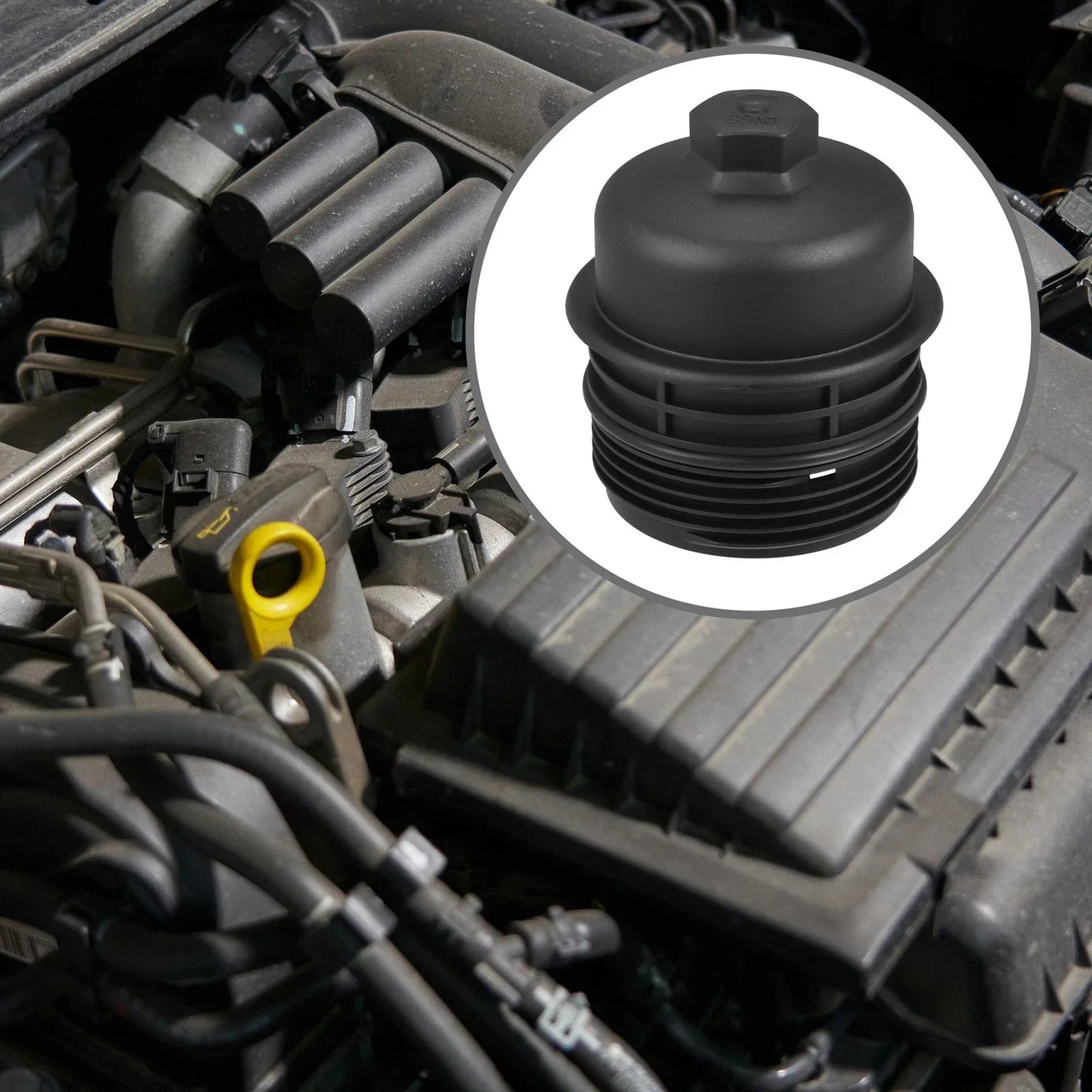 Oil Engine Filter Housing Cap Cover for Hyundai Palisade (2020-2023)