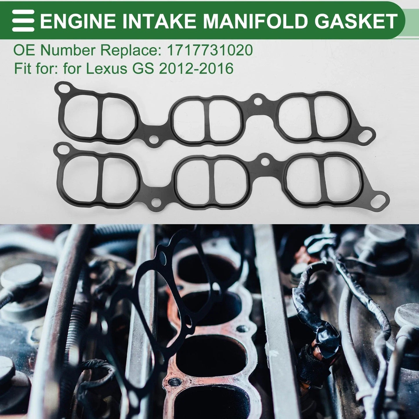 Engine Intake Manifold Gasket for Lexus GS 2012-2016 (2012-2016)