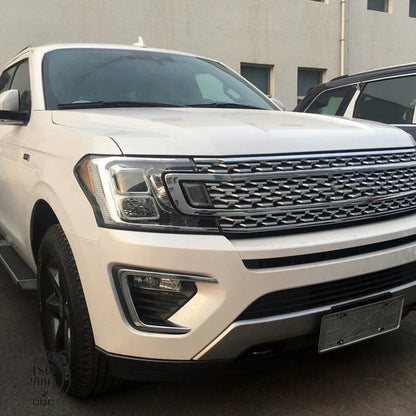 Chrome Front Fog Light Lamp Cover Trim for Ford Expedition (2018���2021)