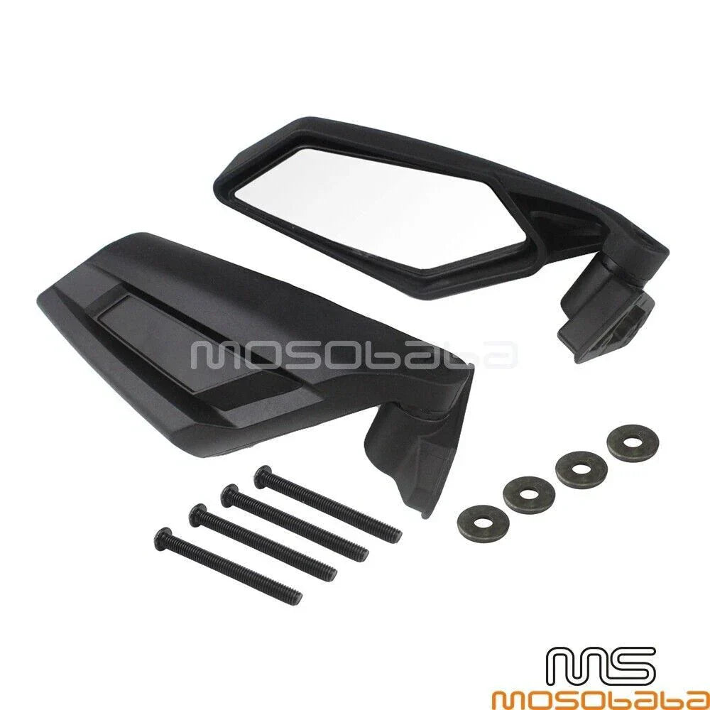 Black Rear View Mirrors for Can-Am Maverick X3/X3 Max (2017-2023)