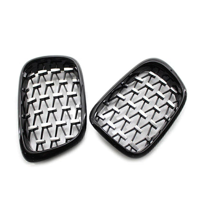 Honeycombe Mesh Front Bumper Grille for BMW E39 5-Series (1999-2003)