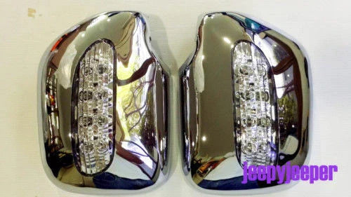 Chrome Mirror Cover LED for Toyota Hilux MK3 Surf (1989-1997)