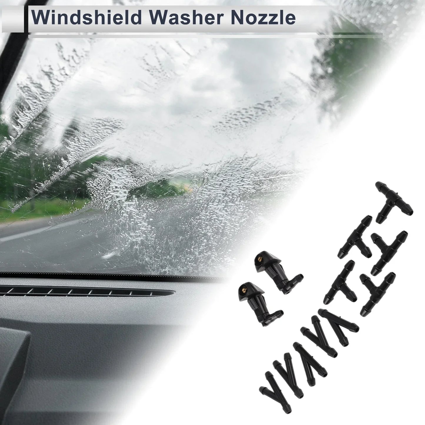 Washer Nozzle w/ 5 x Hose Connectors for Honda (2006-2011)