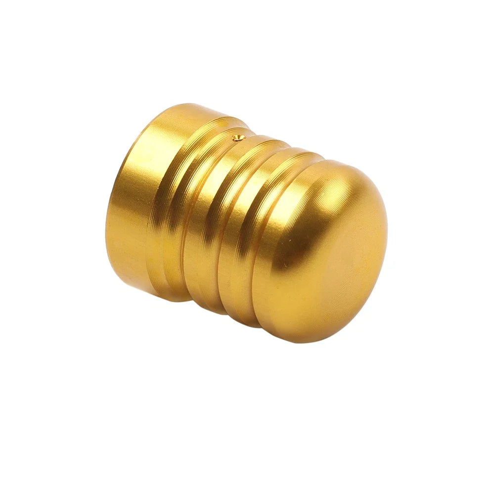 Gold Heel Shift Lever Eliminator Shaft Cap for Harley Touring Road King (1980-2023)