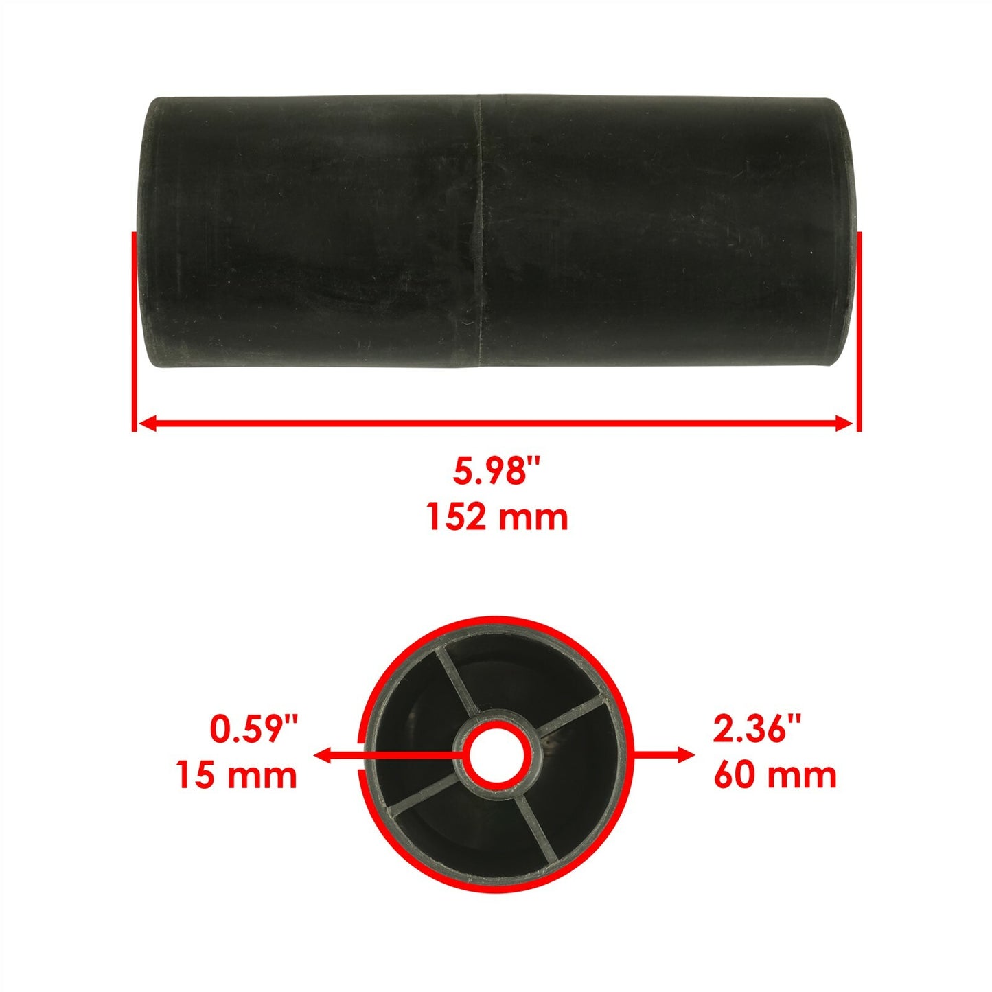 Deck Roller Front Replacement for MTD T8400 54 Inch (2015–2015)