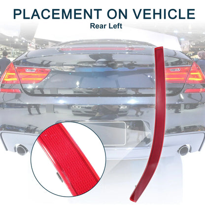 Rear Left Bumper Reflector for Mercedes-Benz R350 (2011-2012) Red