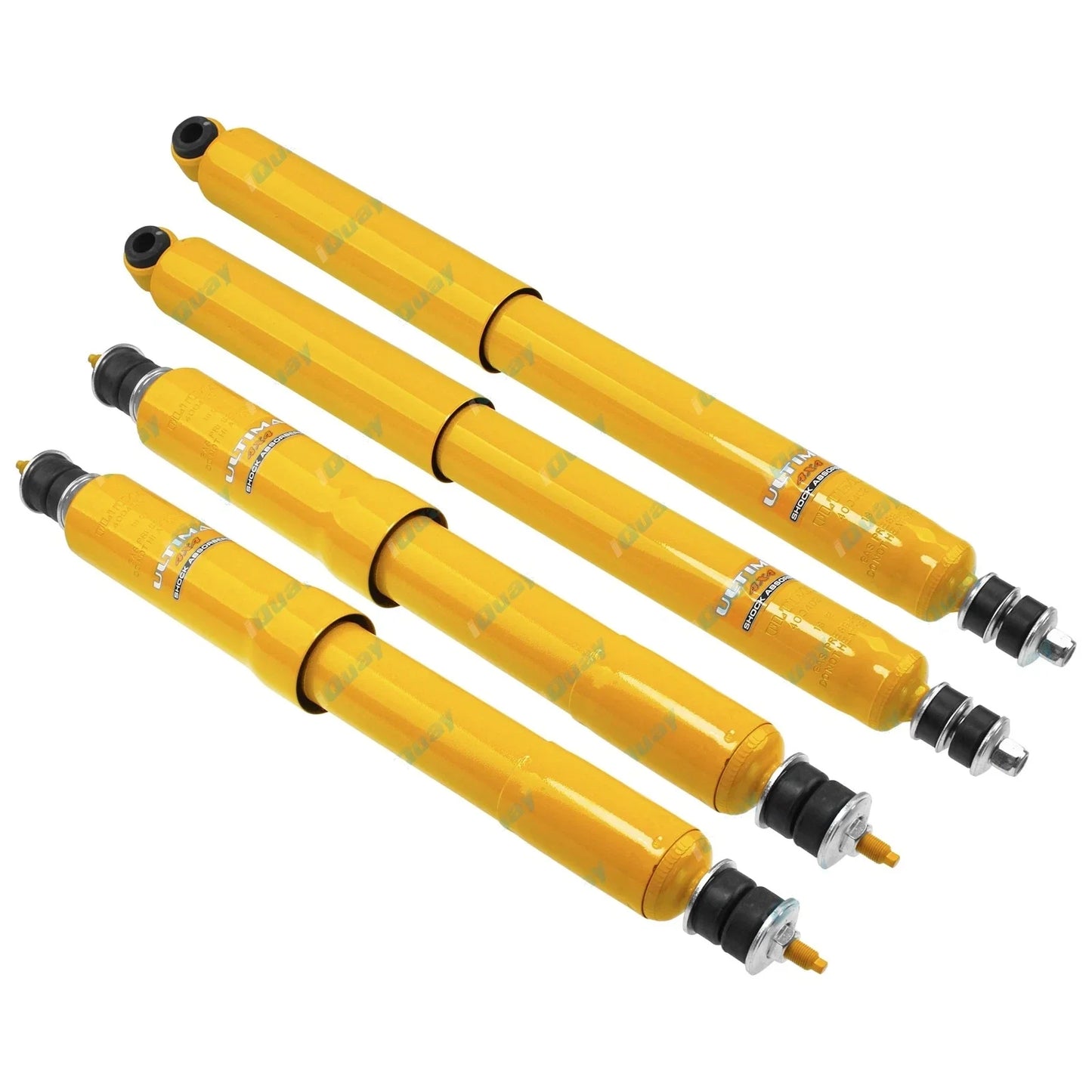 2 Front Coil + 2 Rear Leaf Shock Absorbers for Nissan Patrol GQ Y60 GU Y61 Ute