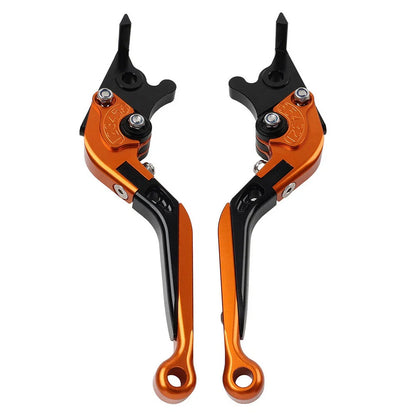 Orange Extendable Brake Clutch Levers for Suzuki GSXR600 GSXR750 GSXR1000 (06-10)