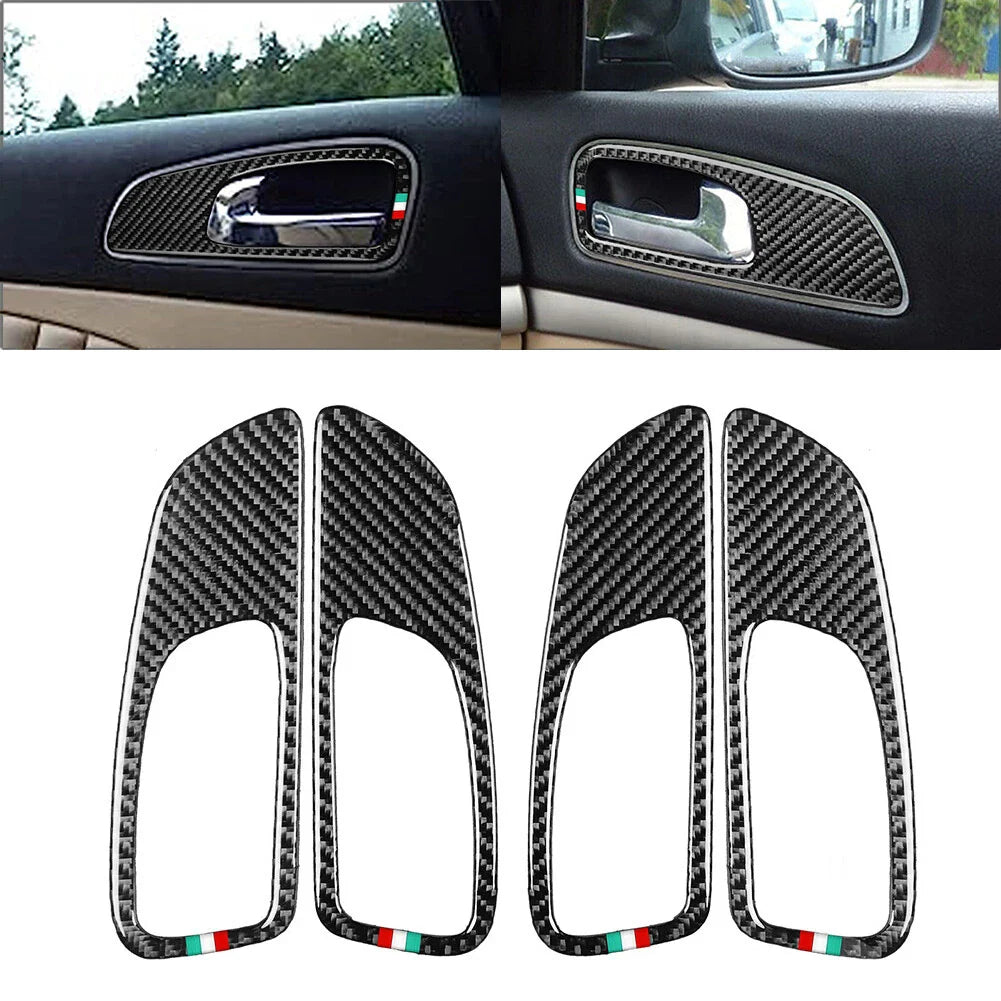 4 x Interior Door Handle Panel Cover Trim for Alfa Romeo 159 (2004-2012)