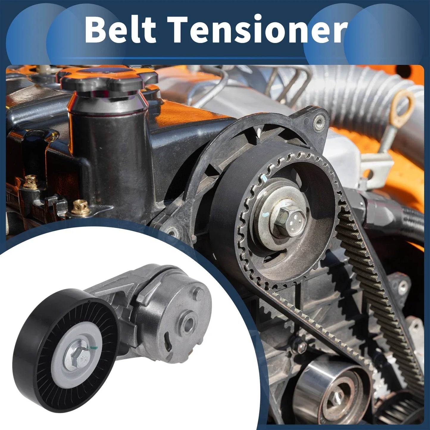 Belt Tensioner for Chevrolet Malibu 2012-2019 Metal 1 x Unit